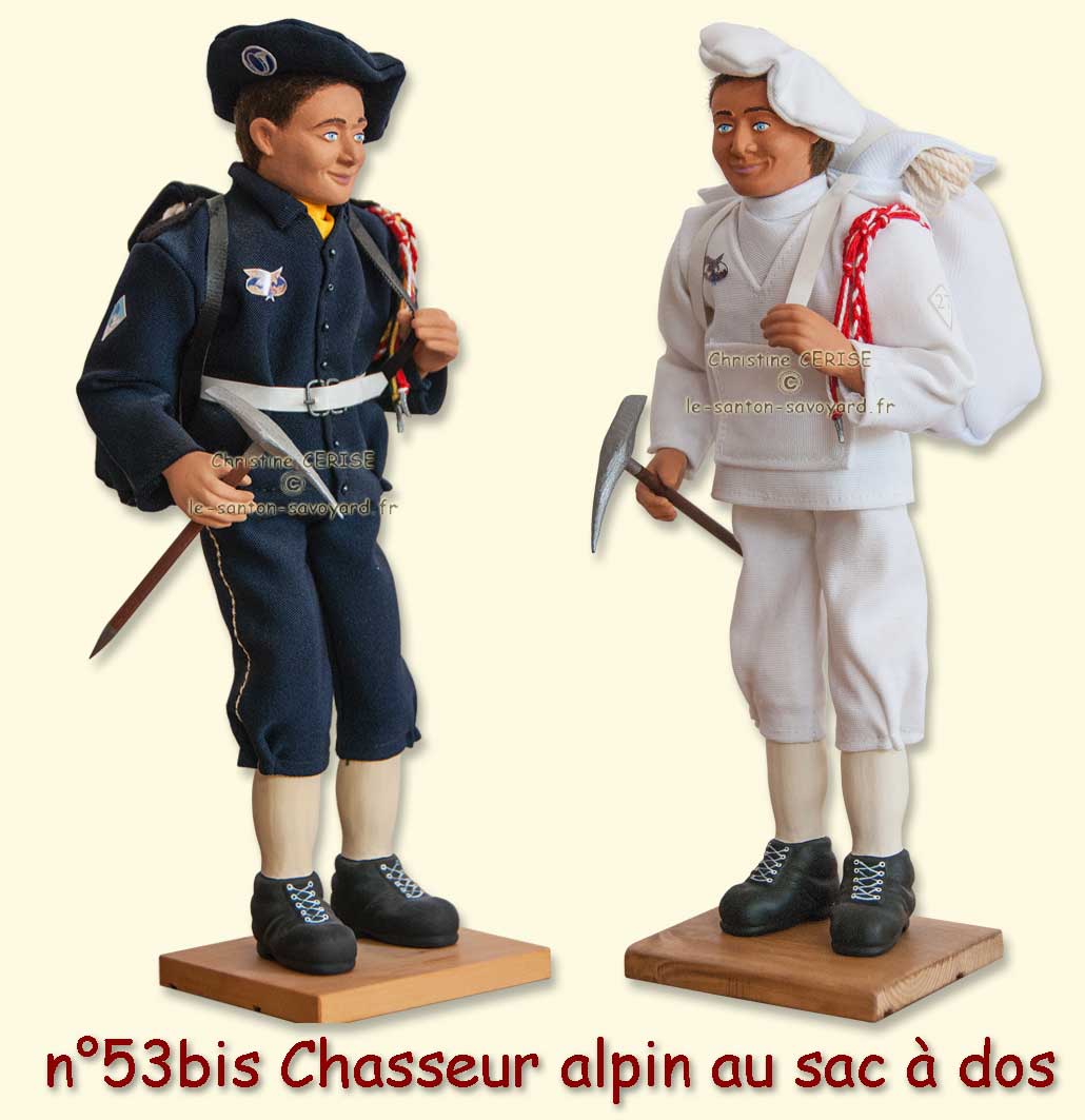 N°53bis Chasseur alpin au sac à dos